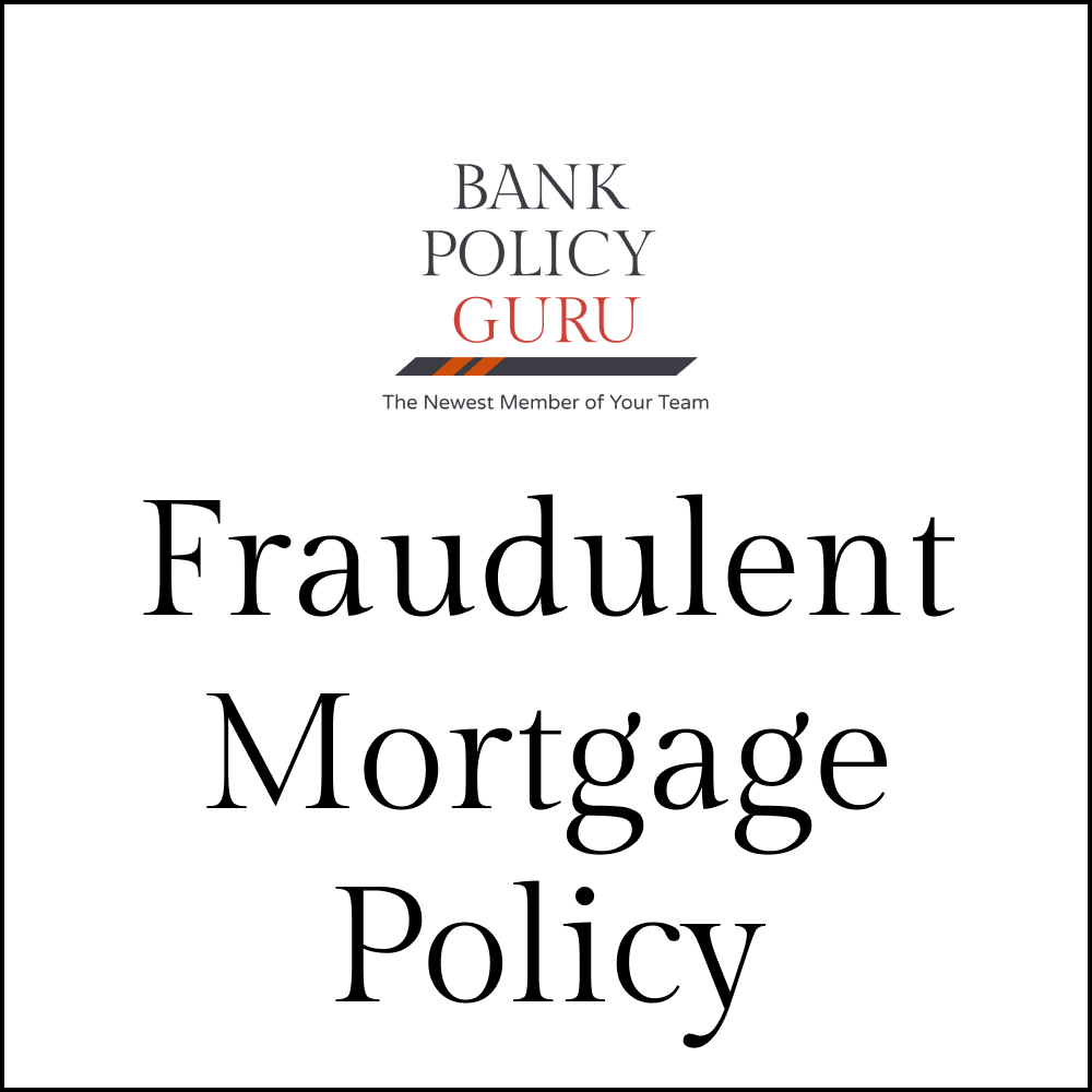 Fraudulent Mortgage Policy – 18 Pages – 4200 Words